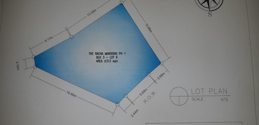 South Forbes Racha Mansion, Silang Cavite | 313 sqm Lot for Sale