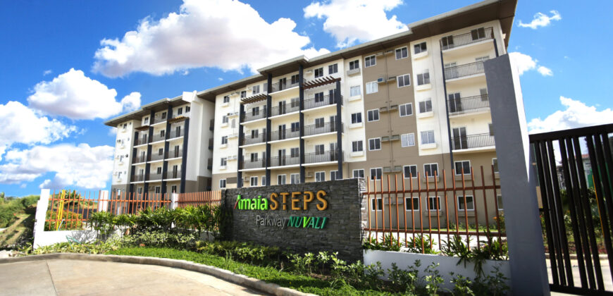 42.8 sqm Fully Furnished Condo for Sale in Amaia Steps Nuvali with Parking | Mt. Makiling View