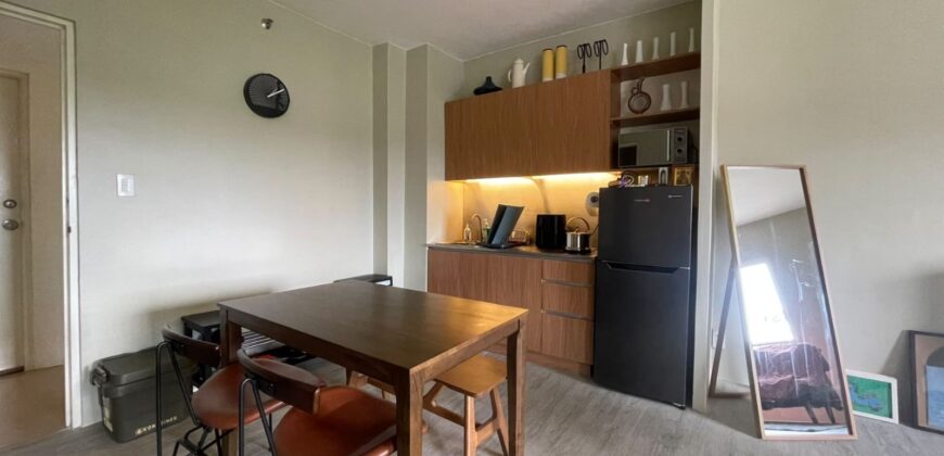 42.8 sqm Fully Furnished Condo for Sale in Amaia Steps Nuvali with Parking | Mt. Makiling View